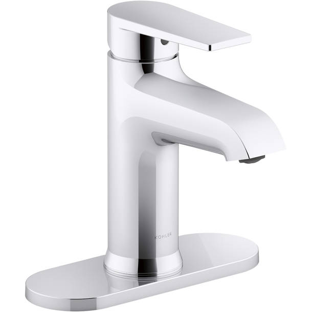 Kohler Hint Centerset 4 inch Bathroom Faucet with PopUp Drain Assembly